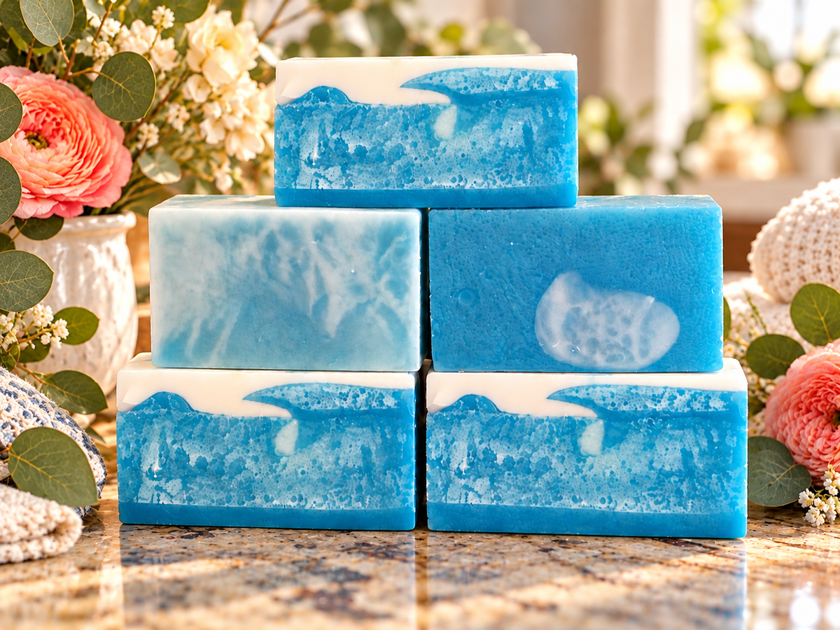 Aquamarine Glow — Goat Milk Luxury Soap Bar